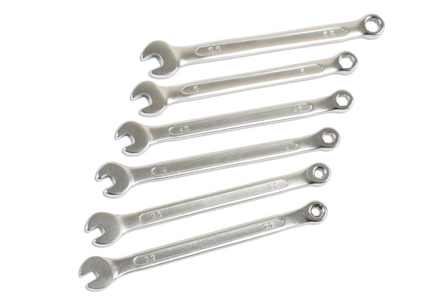 Laser Tools 7265 Miniature Combination Spanner Set 3.2 - 5.5mm 6pc