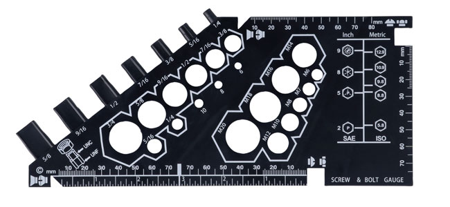 ayx体育彩票激光工具8251螺母，螺栓和螺丝测量规